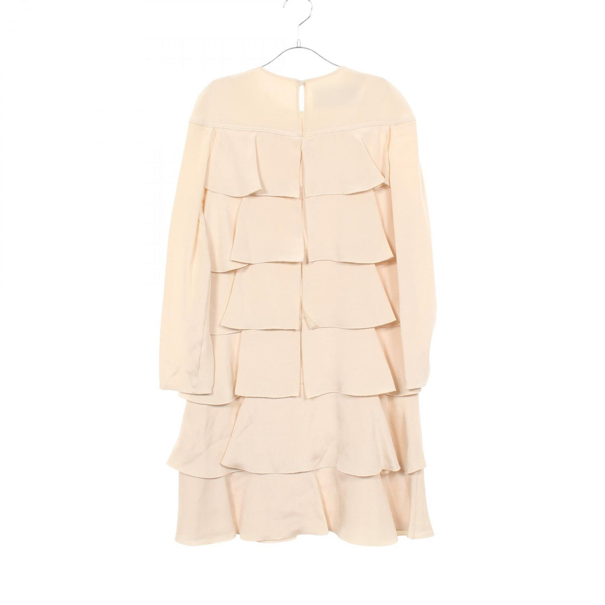 ティアード 長袖 ワンピース シルク アイボリー ヴァレンティノ ワンピース VALENTINO