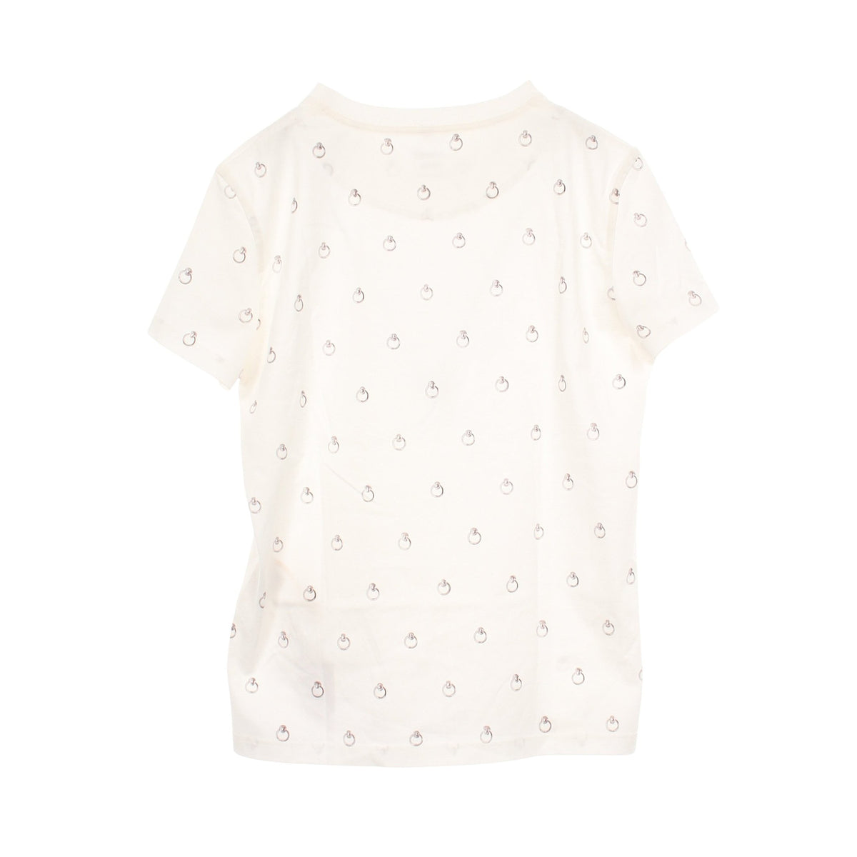 Anno Finesse アノーフィネス 半袖Tシャツ コットン ホワイト ブラウン エルメス トップス HERMES