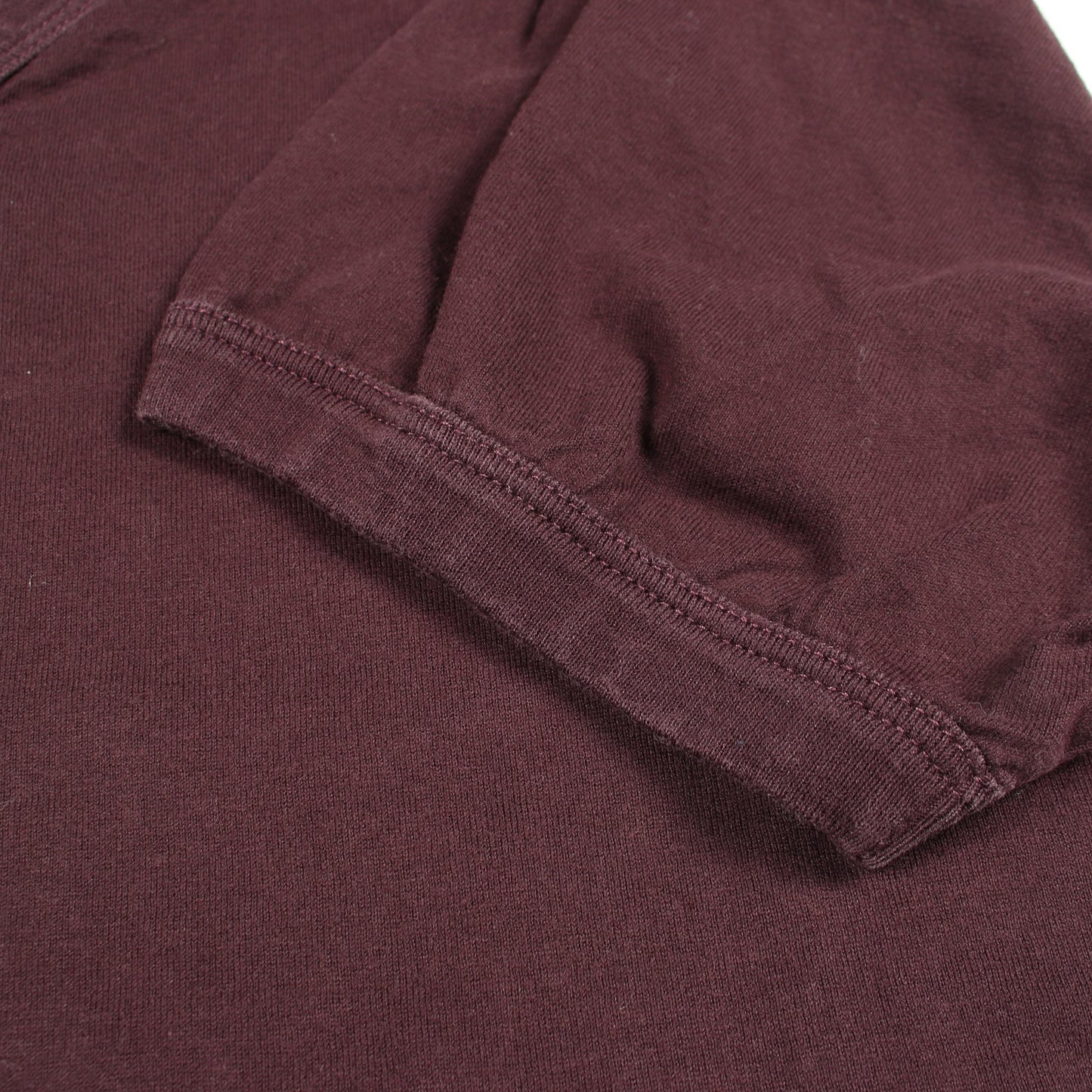 刺繍 Vネック 半袖Tシャツ コットン ダークパープル ドルチェアンドガッバーナ