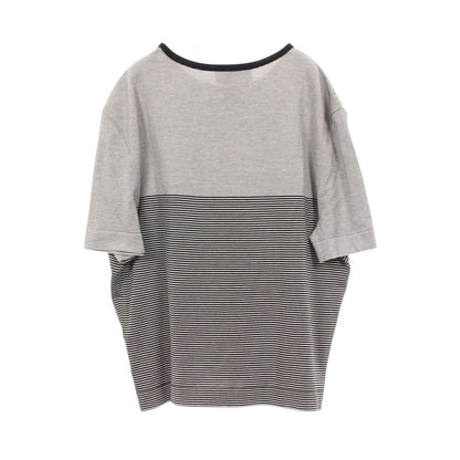 ココマーク ボーダー 半袖Tシャツ コットン ブラック ホワイト 97C シャネル トップス CHANEL