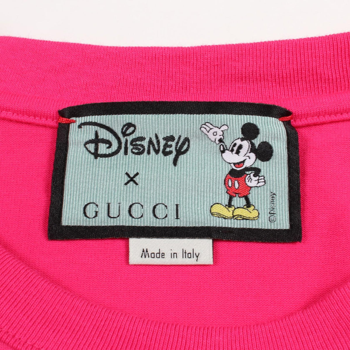 GUCCI × Disney ミッキーマウス 半袖Tシャツ コットン ピンクパープル グッチ トップス GUCCI