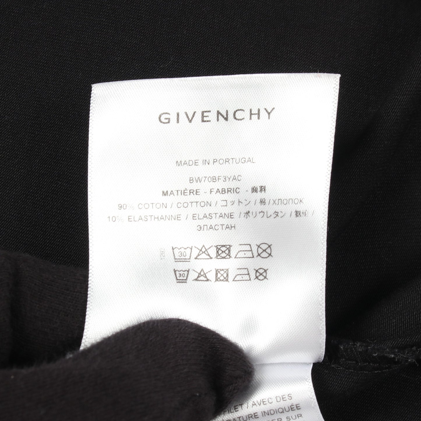 ロゴプリント 半袖Tシャツ コットン ブラック ジバンシィ トップス GIVENCHY
