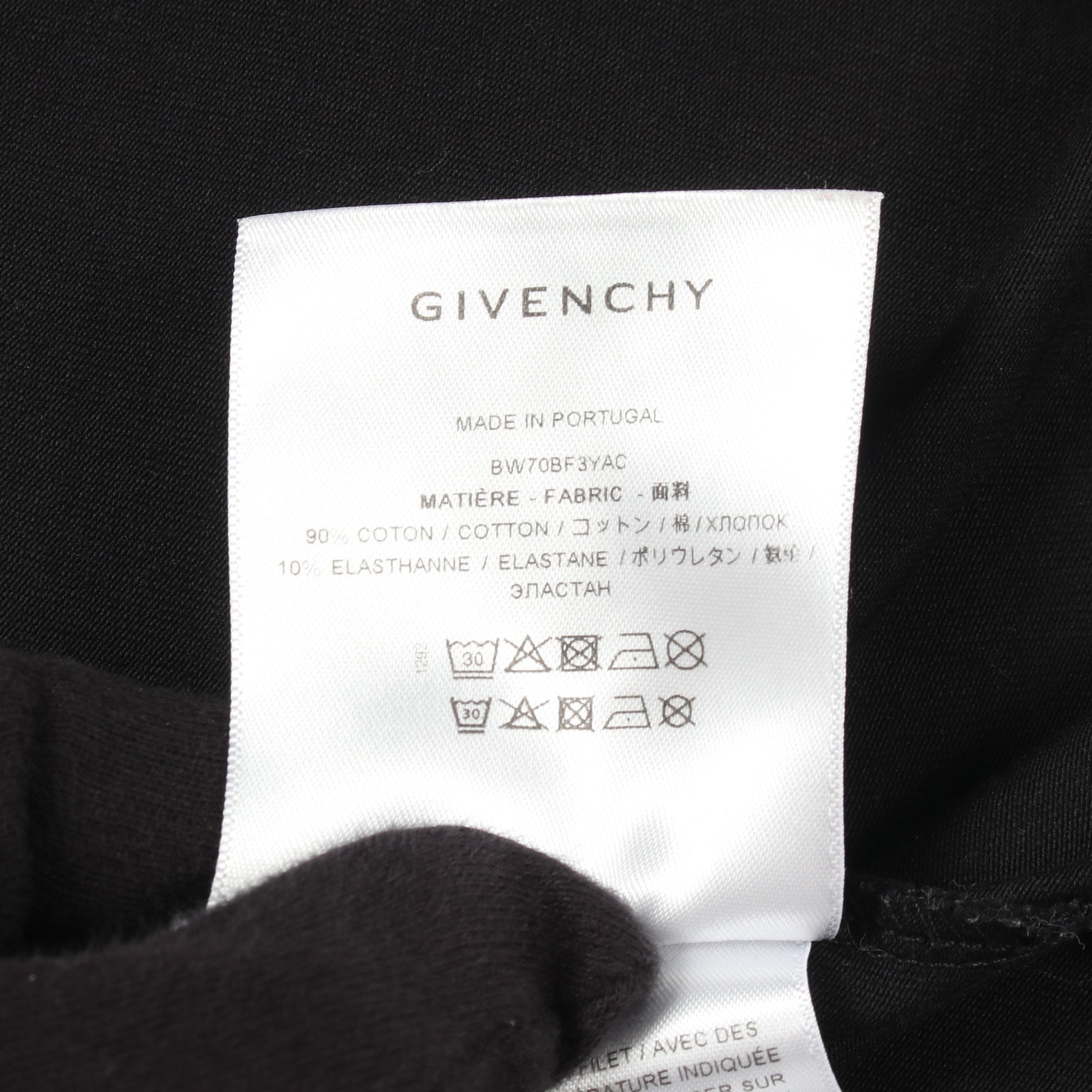 ロゴプリント 半袖Tシャツ コットン ブラック ジバンシィ トップス GIVENCHY