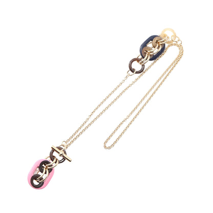 ユリディスPM ギャラクシー ネックレス GP バッファローホーン ゴールド ピンク ネイビー エルメス アクセサリー HERMES