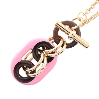 ユリディスPM ギャラクシー ネックレス GP バッファローホーン ゴールド ピンク ネイビー エルメス アクセサリー HERMES