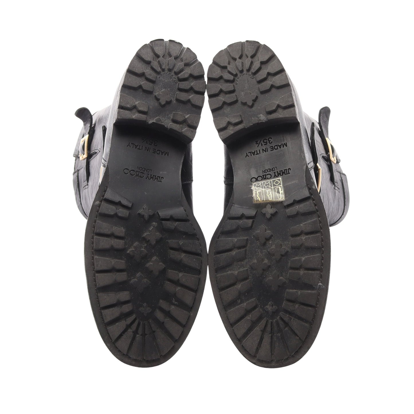 Biker Mid バイカーミッド ブーツ レザー ブラック ジミーチュウ