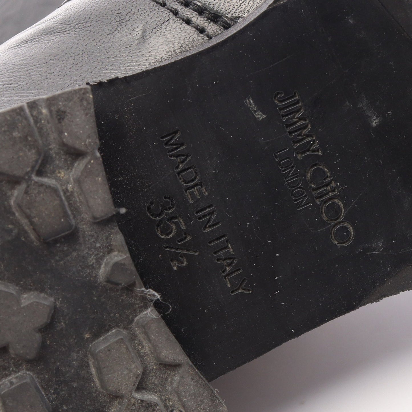 Biker Mid バイカーミッド ブーツ レザー ブラック ジミーチュウ