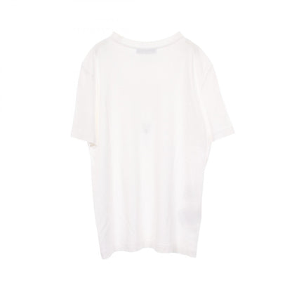 トライアングルロゴ 半袖Tシャツ コットン ホワイト プラダ トップス PRADA