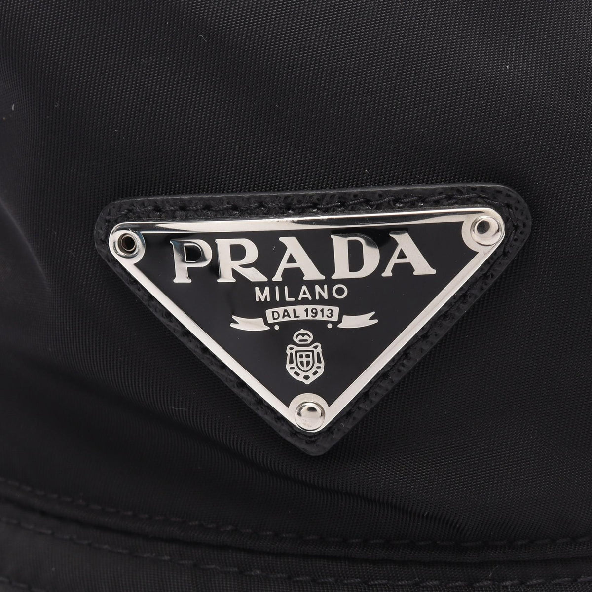 Re-Nylon トライアングルロゴ バケット バケット ハット ナイロン ブラック プラダ 財布・小物 PRADA