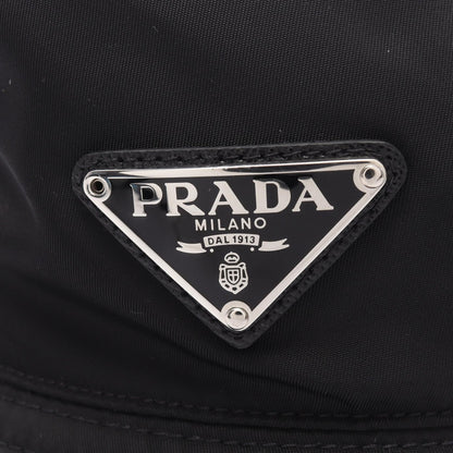 Re-Nylon トライアングルロゴ バケット バケット ハット ナイロン ブラック プラダ 財布・小物 PRADA