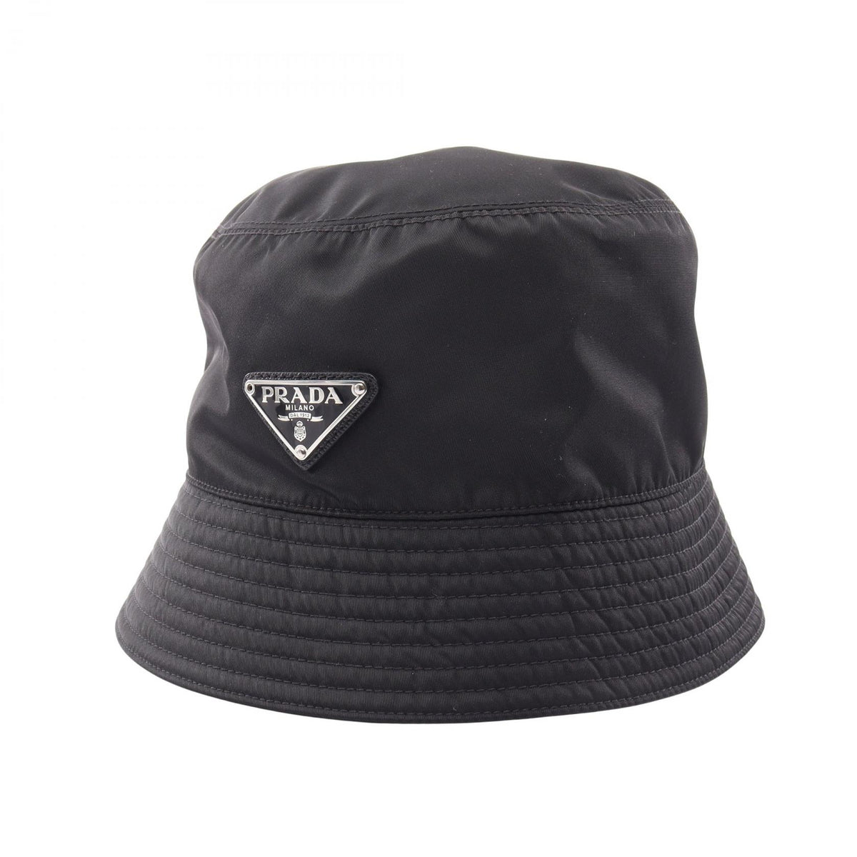 Re-Nylon トライアングルロゴ バケット バケット ハット ナイロン ブラック プラダ 財布・小物 PRADA