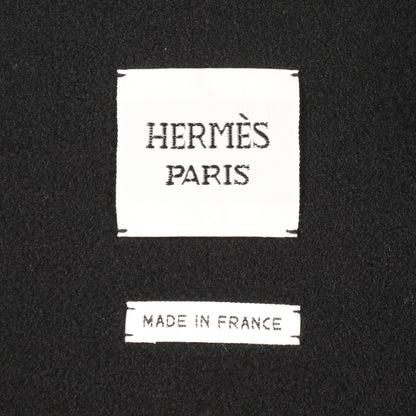 ショートコート カシミヤ ブラック エルメス アウター HERMES