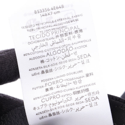 ホースビット ジャガード ネクタイ コットン シルク ブラック グッチ