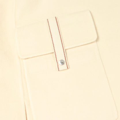 ロングジレ ベスト カシミヤ アイボリー エルメス トップス HERMES