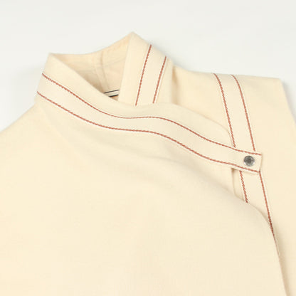 ロングジレ ベスト カシミヤ アイボリー エルメス トップス HERMES