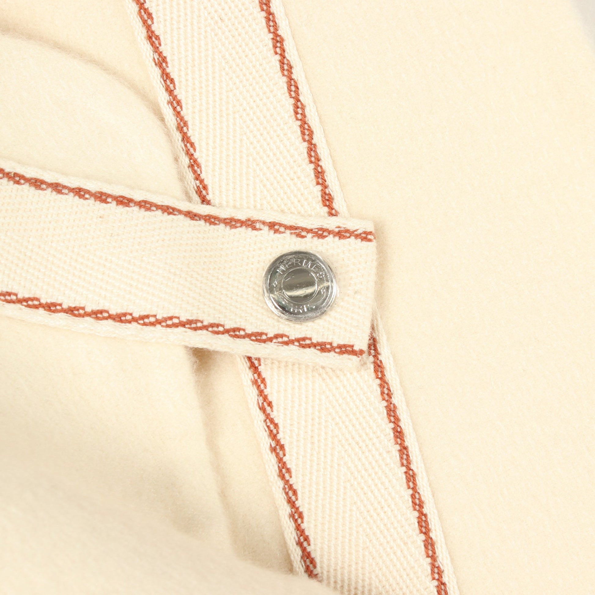 ロングジレ ベスト カシミヤ アイボリー エルメス トップス HERMES