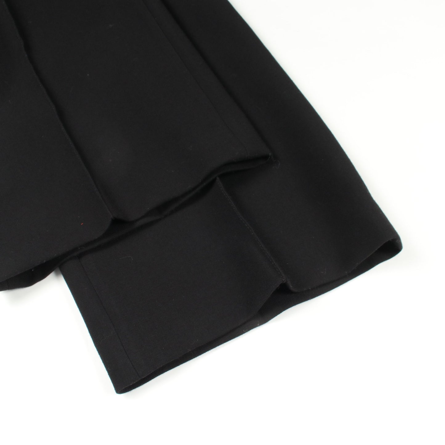 セリエボタン ワイドレッグ サロペット ウール ブラック エルメス ワンピース HERMES