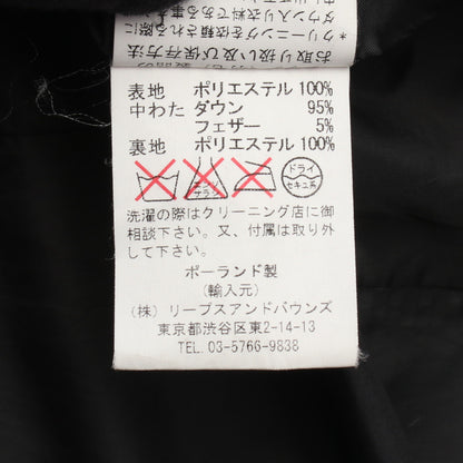 チェック ダブルブレスト ダウンコート ダークグレー タトラス アウター TATRAS