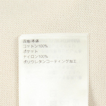 ウィズモノグラム ナイロンディテール ポケット付き ニット カットソー コットン ナイロン オフホワイト ルイヴィトン