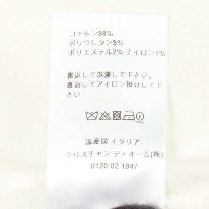 シグネチャーバンド 半袖Tシャツ コットン ホワイト ゴールド クリスチャンディオール トップス Christian Dior