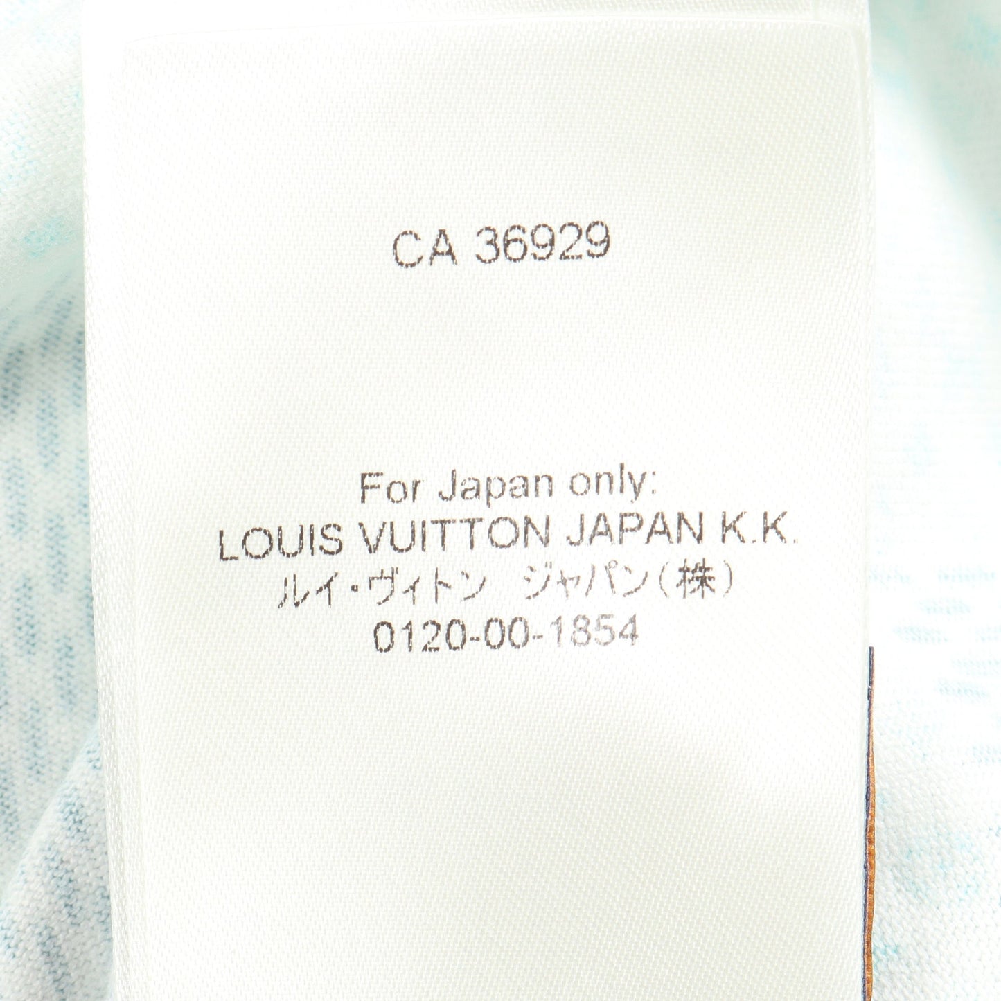 ダミエモノグラム クルーネック 半袖Tシャツ コットン ホワイト ライトグリーン ルイヴィトン