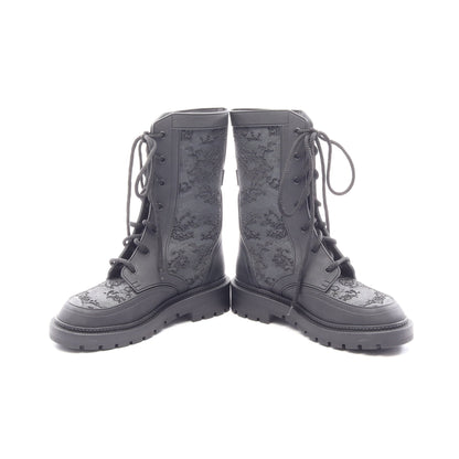 DIOR CAMP レース ブーツ ラバー ブラック クリスチャンディオール シューズ Christian Dior