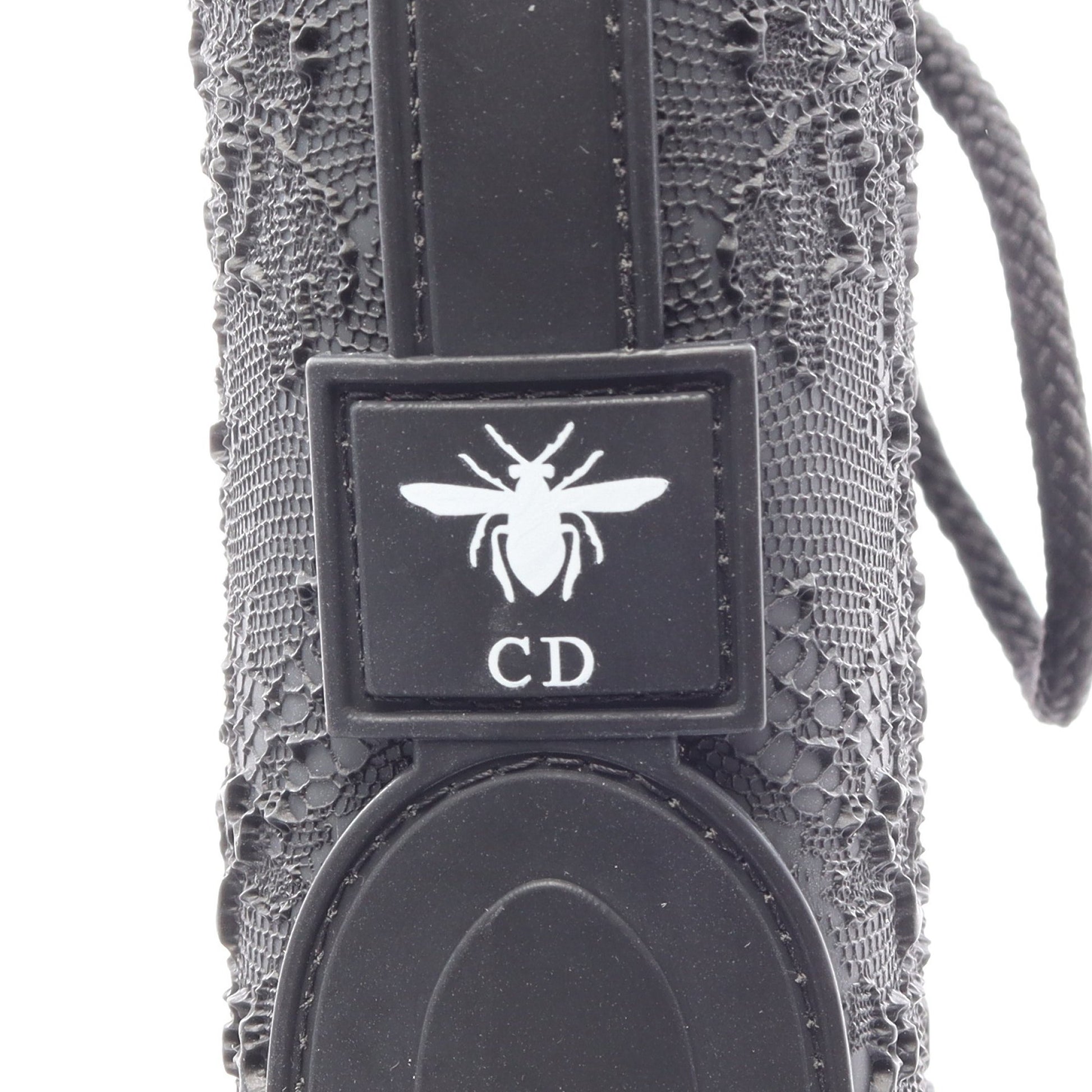 DIOR CAMP レース ブーツ ラバー ブラック クリスチャンディオール シューズ Christian Dior
