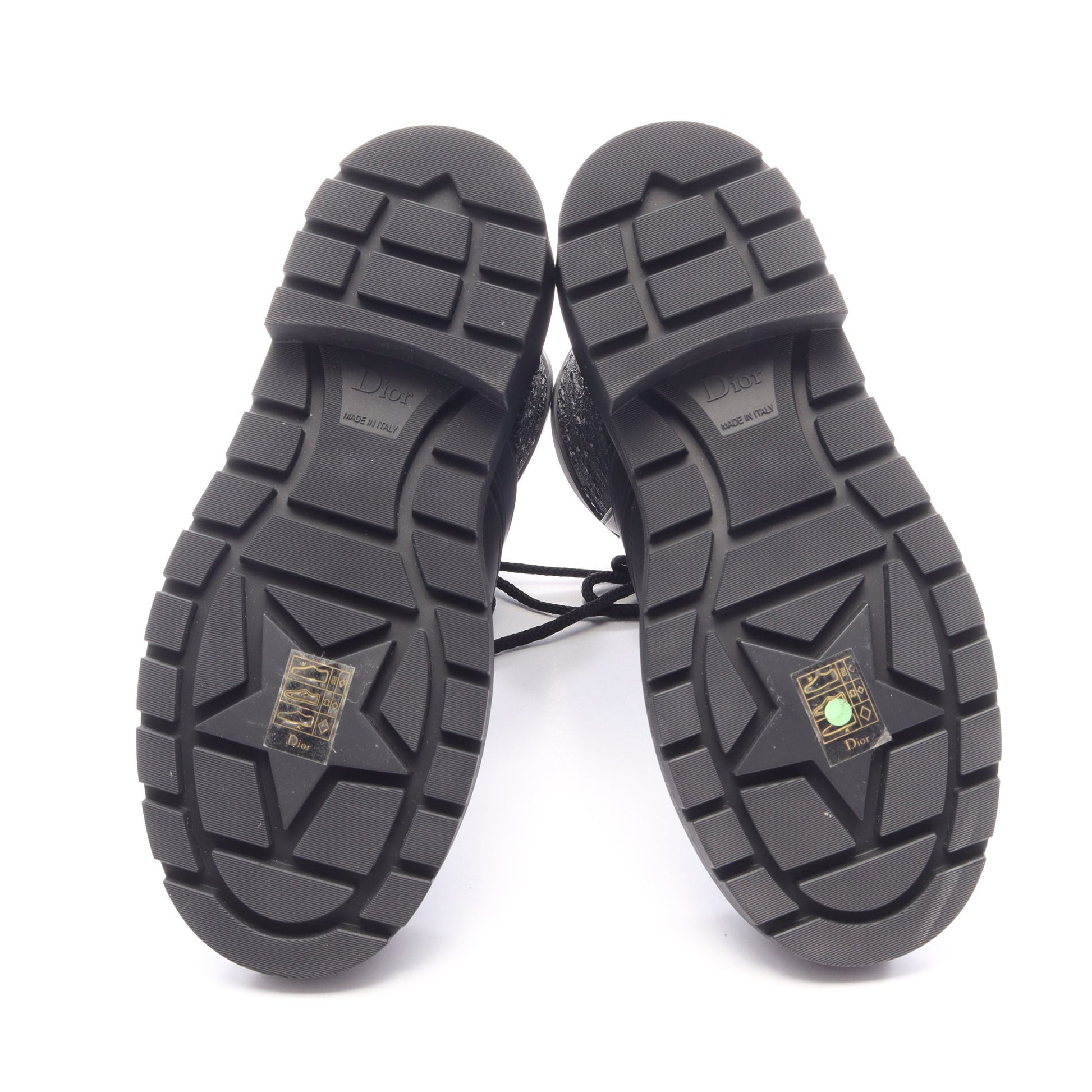 DIOR CAMP レース ブーツ ラバー ブラック クリスチャンディオール シューズ Christian Dior