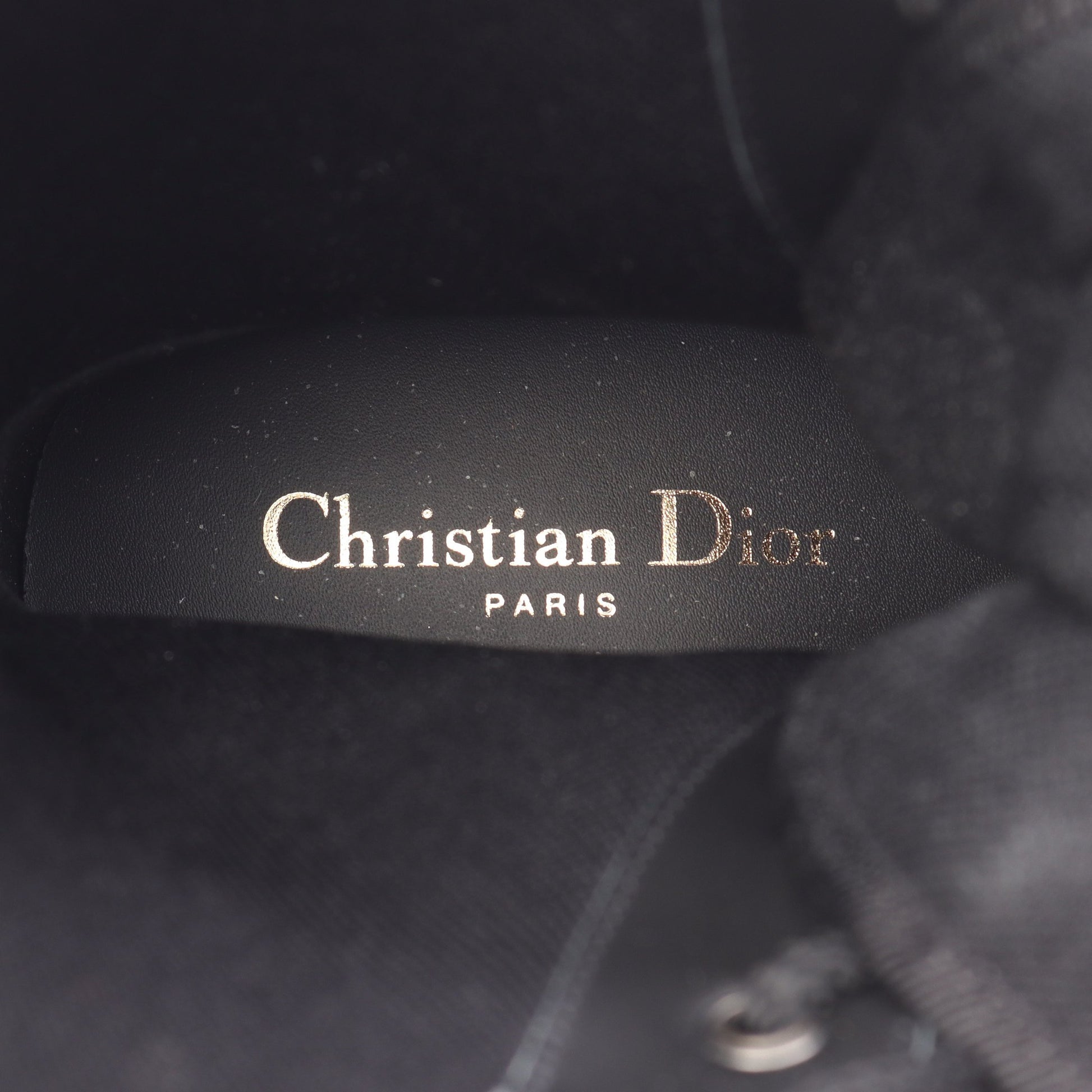 DIOR CAMP レース ブーツ ラバー ブラック クリスチャンディオール シューズ Christian Dior