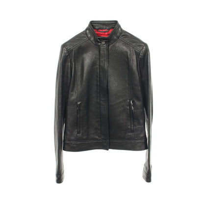 シングル ライダースジャケット レザー ブラック グッチ アウター GUCCI