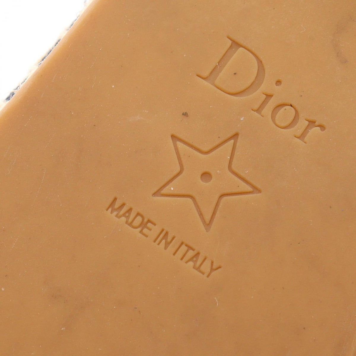 Dior Granville エスパドリーユ スリッポン キャンバス ネイビー ベージュ クリスチャンディオール シューズ Christian Dior