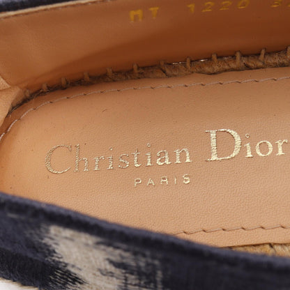 Dior Granville エスパドリーユ スリッポン キャンバス ネイビー ベージュ クリスチャンディオール シューズ Christian Dior