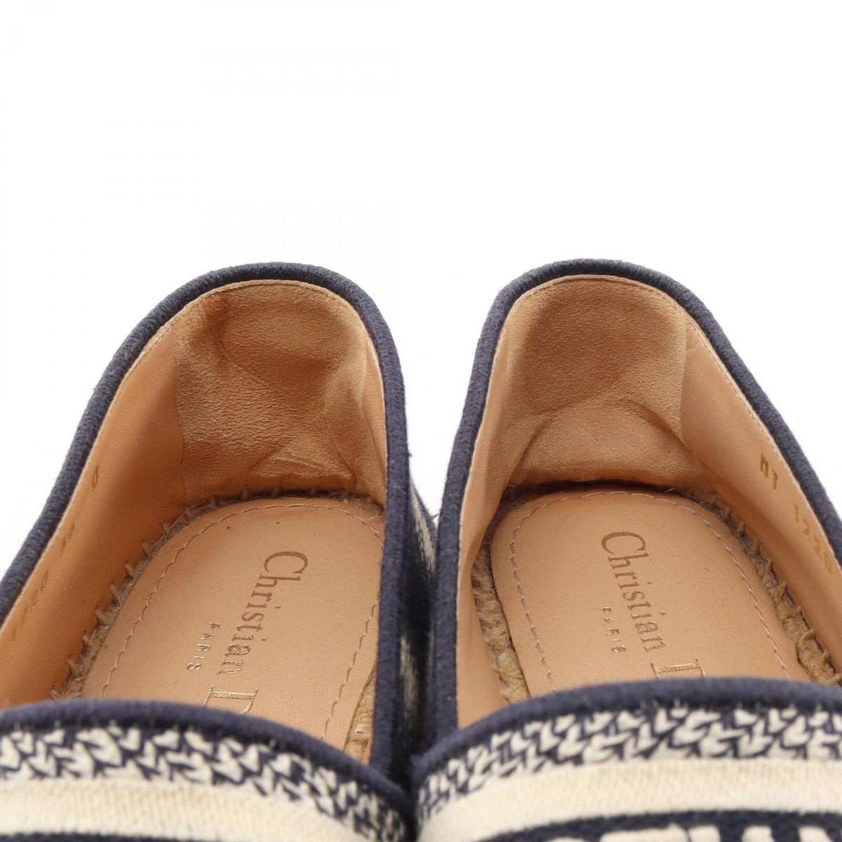 Dior Granville エスパドリーユ スリッポン キャンバス ネイビー ベージュ クリスチャンディオール シューズ Christian Dior
