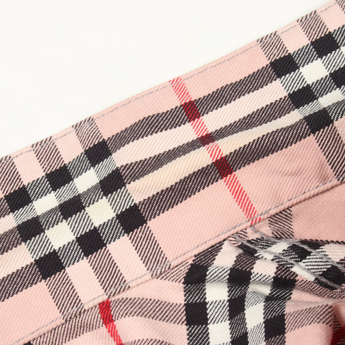 Supreme × BURBERRY Denim Trucker Jacket チェック デニムジャケット コットン ピンク マルチカラー シュプリーム