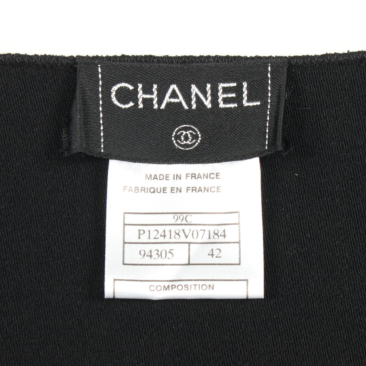 ココマークボタン タンクトップ ウール ブラック 99C シャネル トップス CHANEL