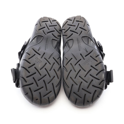 SNAP SLIDE SANDAL スライドサンダル ファブリック レザー ブラック ボッテガヴェネタ