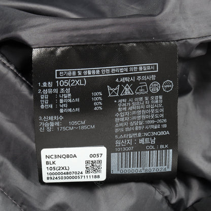 W'S CAMEL PADDING COAT 中綿 コート ブラック ザノースフェイス