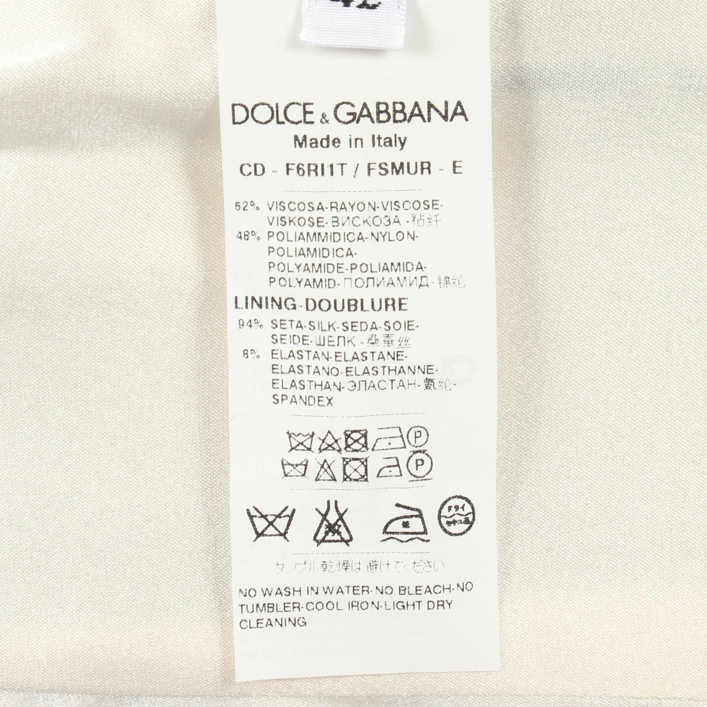 フラワー ノースリーブ ワンピース ビスコース ナイロン ホワイト ブラック マルチカラー ドルチェアンドガッバーナ ワンピース DOLCE&GABBANA