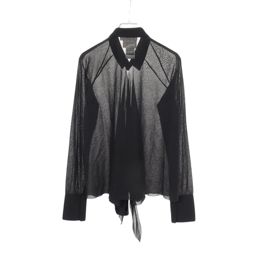 長袖 ブラウス ナイロン ブラック ジルサンダー トップス JIL SANDER