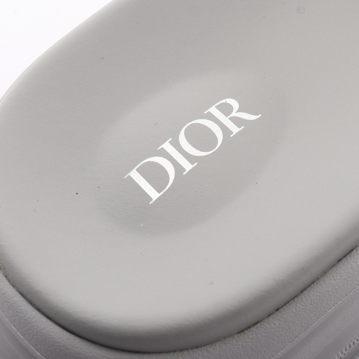オブリーク スライドサンダル ファブリック ラバー レザー ライトグレー ネイビー アイボリー ディオール シューズ DIOR