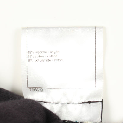 ノースリーブ ボーダー ニットワンピース レーヨン コットン ホワイト ブラック マルチカラー シャネル ワンピース CHANEL