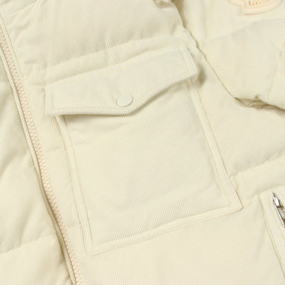 VIGNEMALE コーデュロイ ダウンジャケット コットン オフホワイト モンクレール アウター MONCLER