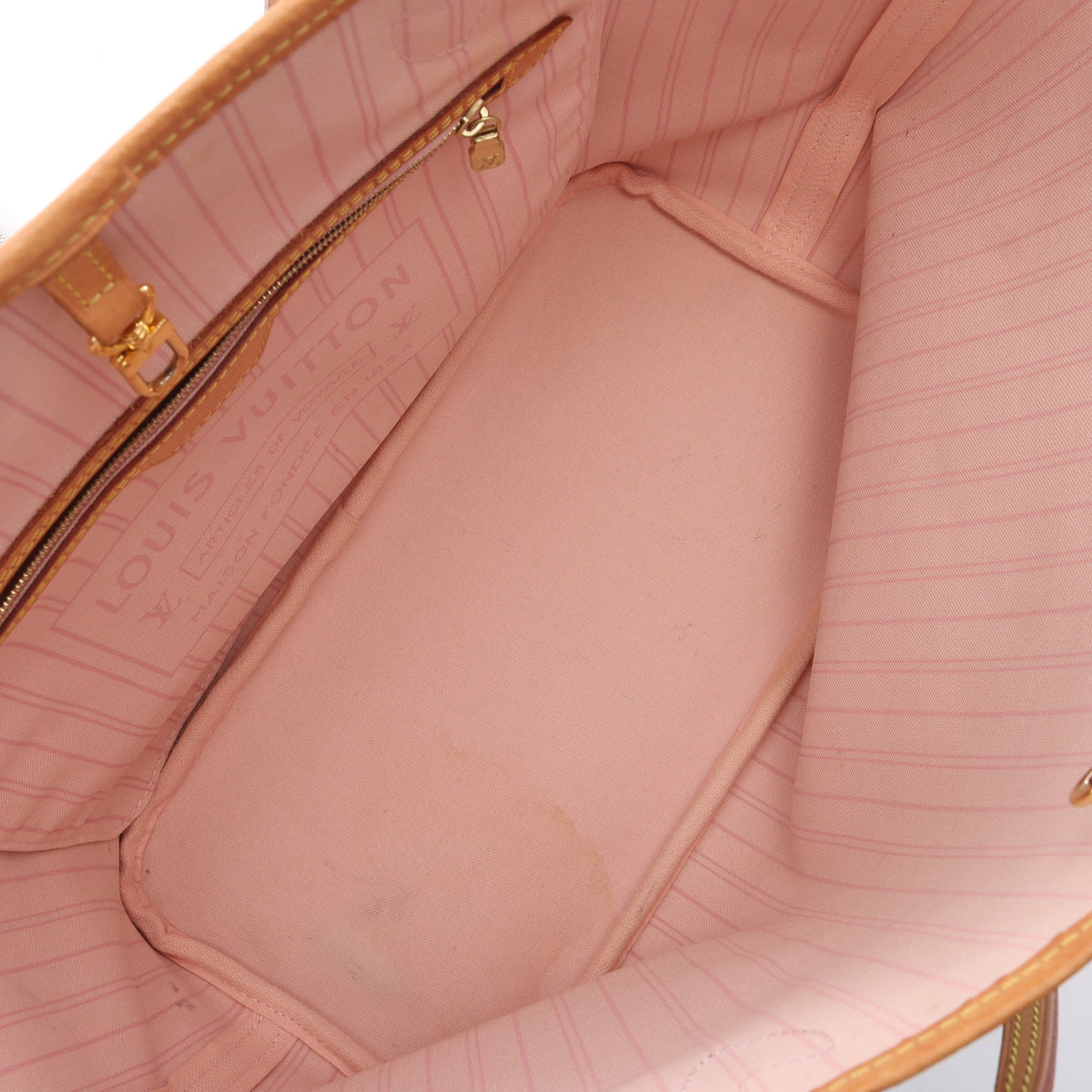 ネヴァーフルMM ダミエアズール ローズバレリーヌ ショルダーバッグ トートバッグ PVC レザー ホワイト ルイヴィトン バッグ LOUIS VUITTON