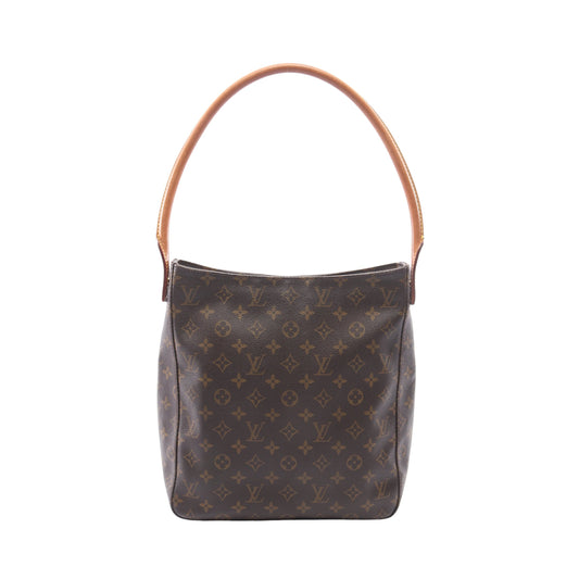 ルーピングGM モノグラム ショルダーバッグ PVC レザー ブラウン ルイヴィトン バッグ LOUIS VUITTON