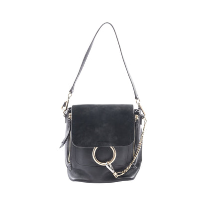 FAYE MINI フェイ ミニ 2WAY ミニリュック レザー スエード ブラック クロエ バッグ Chloe