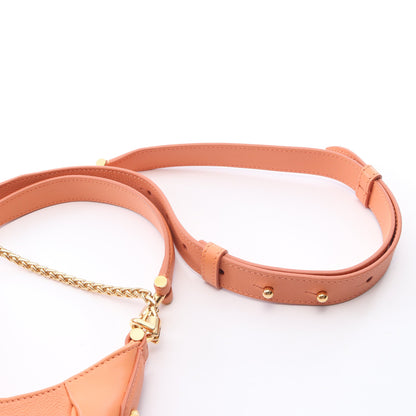 セルペンティ エリプス スモール 2WAY ショルダーバッグ レザー コーラルオレンジ ブルガリ バッグ BVLGARI