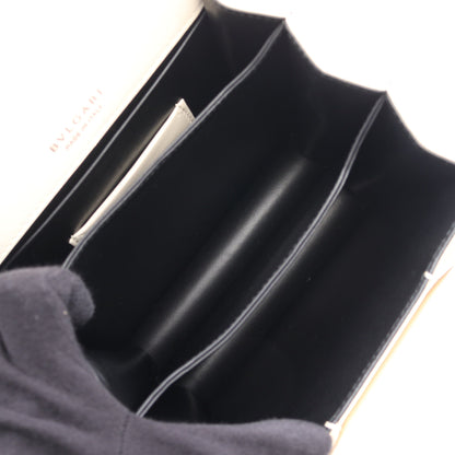 セルペンティ フォーエバー トップハンドル 2WAY ハンドバッグ ナッパレザー オフホワイト ブルガリ