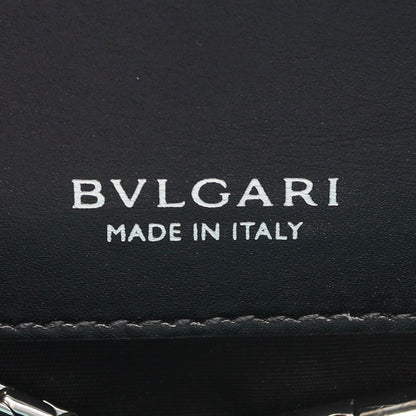 セルペンティ フォーエバー チェーンショルダーバッグ エナメルレザー ターコイズブルー ブルガリ バッグ BVLGARI