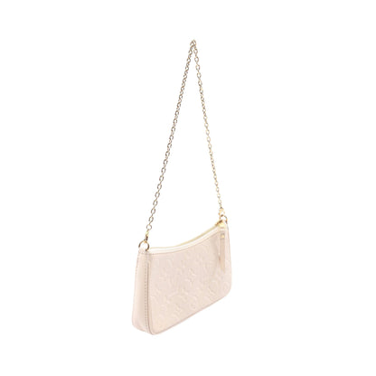 イージーポーチ モノグラムアンプラント クレーム 2WAY チェーンショルダーバッグ レザー アイボリー ルイヴィトン バッグ LOUIS VUITTON