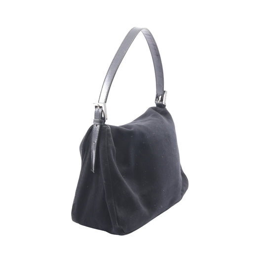 マンマバケット ワンショルダーバッグ ファブリック レザー ブラック フェンディ バッグ FENDI